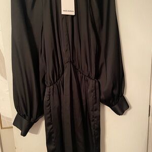 Black Long Sleeve Dress by Anais Jourden